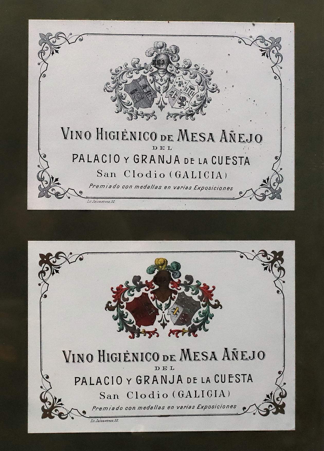 Vino higiénico Pazo de La Cuesta