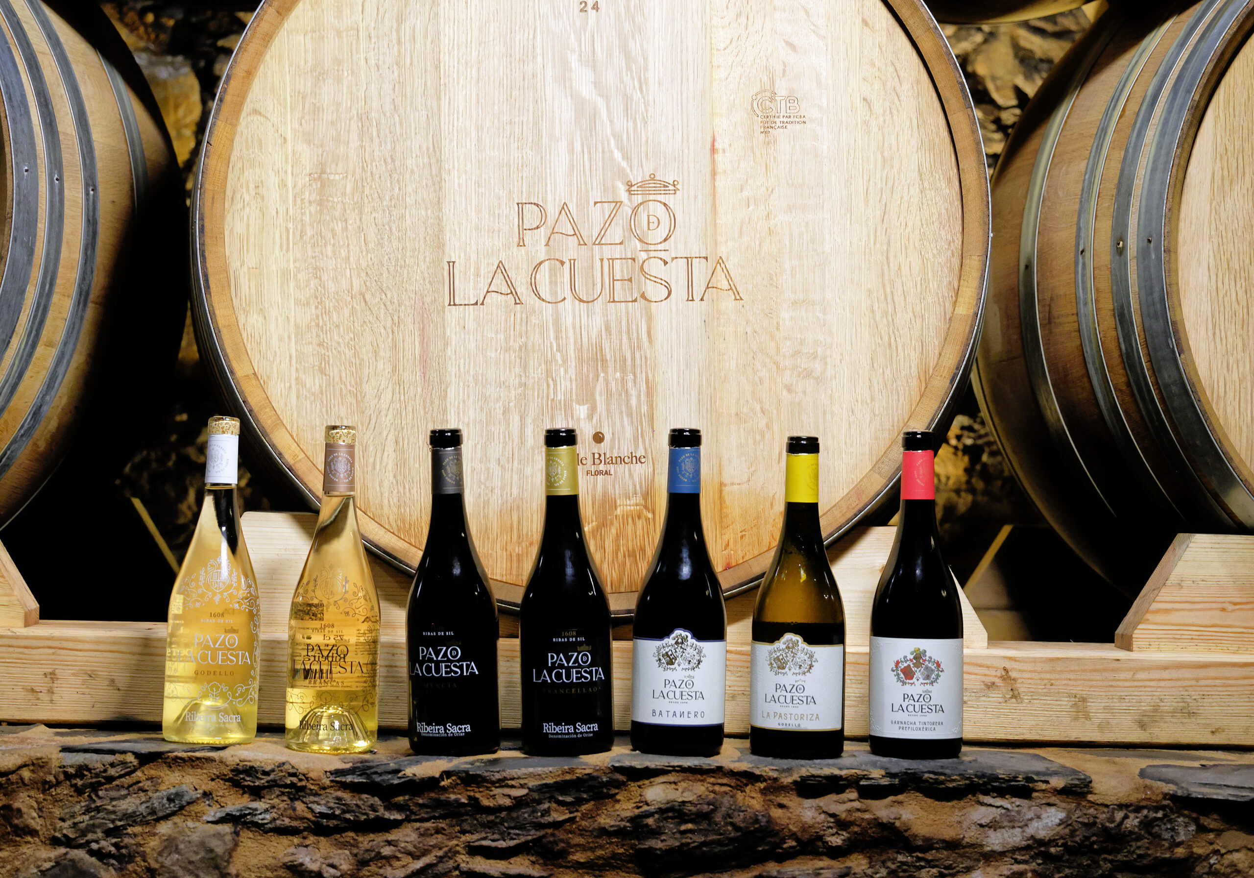 Colección de vinos de Pazo de La Cuesta